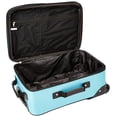 thumbnail image 5 of Juego de equipaje Rockland Fashion Softside Upright de 2 piezas, color turquesa, 5 of 5