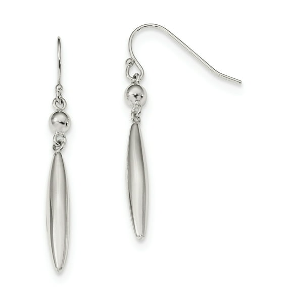 Primal Silver Sterling Silver Dangle Shepherd Hook Earrings