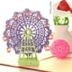 thumbnail image 1 of Xihbxyly Tarjeta de Felicitación Estereoscópica, Diseño de Noria 3D, Decoración Colorida de Juguete, Regalo Creativo de Cumpleaños, Aniversario o Sorpresa de San Valentín, Sobre Incluido, 1 Paquete, 1 of 7