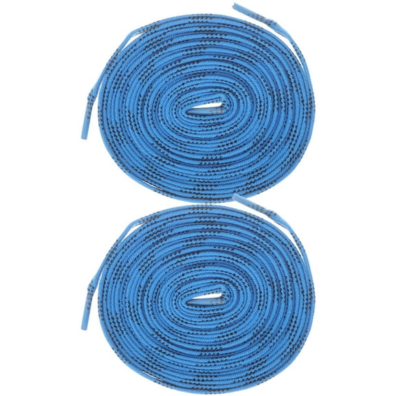OFFIGAM 2 Pairs Polyester Hockey Skate Laces, Anti-Freezing, and Wear-Resistant Sports Replacement Laces