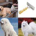 thumbnail image 4 of Dog Brush for Long Hair Stainless Steel Grooming Rake Comb for Large Dogs & Pets, Tangle Remover, 4 of 5