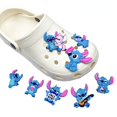 thumbnail image 2 of Disney Stitch Cartoon Character Lilo&Stitch Shoe Buckle Anime Sandals Accessories Corc Charms Decorations Kid Children's Gift Gao Jinjia LED, 2 of 2