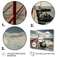thumbnail image 3 of Designart "Pier Waves II" Coastal Pier Floater Framed Wall Decor, 3 of 7