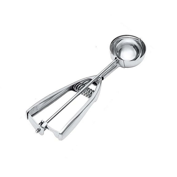 Stainless Steel Ice Cream Scoop Spoon Spring Handle Cookie Scoop Kitchen-S size