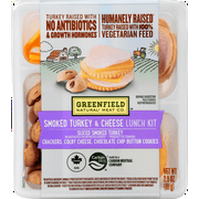 Greenfield Natural Meat Sliced Smoked Turkey & Cheese Snack Box, 2.9 oz, 1 Count