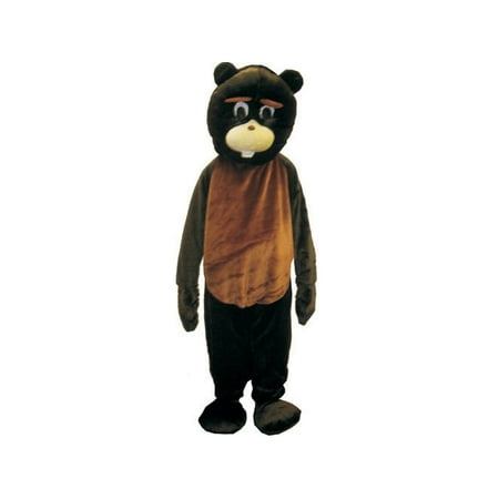 Plush Beaver Halloween Adult Mascot Costume Childrens L