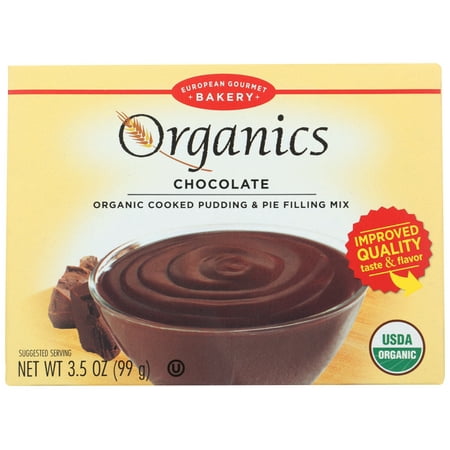 European Gourmet Bakery Organic Chocolate Pudding Mix Pudding Mix, 3.5 Oz.