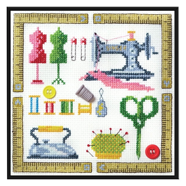 Cuadros Decorativos Herramientas de costura de punto de cruz completo 11CT bordado estampado DIY Kits de costura Sywqhk Nuevos Originales