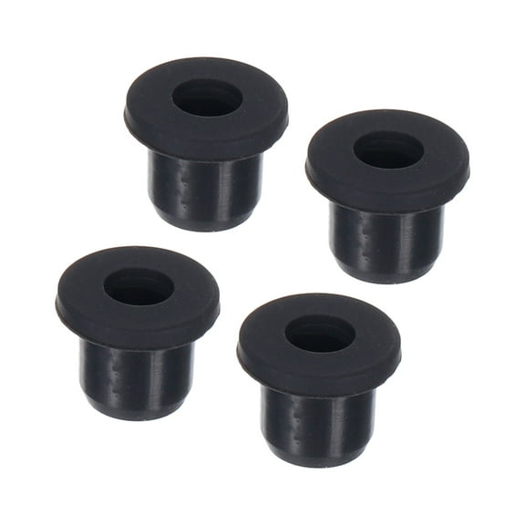 4Pcs T Shape Rubber Grommet Mount Dia 10mm ID 6mm H 11mm Seal Protection Cable Grommets Flexible Cable Pipe