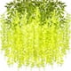 thumbnail image 1 of Guirnalda de Flores Artificiales Violetas para Colgar En La Pared | Orquídeas de Seda Realistas | Decoración Floral de Tela Reutilizable | Decoración para Bodas, Dormitorios, Salas de Estar, Oficinas, 1 of 1