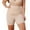 Beige, variant on Compression Leggings for Women Shapewear High Waisted Body Shorts Girdles Thigh Slimmer for A Smooth Womens Pants Beige S