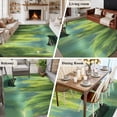 thumbnail image 5 of Non-Slip Rug Pad Rugs Pastoral Green Leaves Lake Boat Tree Rectangle Area Rugs 5x7Ft Soft Carpet Pads for Living Room Kids Room, Natural Scenery, 5 of 9