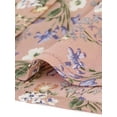 thumbnail image 7 of MODA NOVA Junior's Long Sleeve Button Down Ditsy Floral Shirt Pink L, 7 of 7