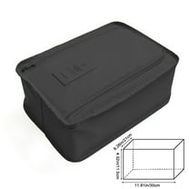 Shoe Bags, Travel Toiletry Bag for Women, Storage Pouch for Daily Use, Shoe Organizer Travel Essentials for Packing In Suitcase, Waterproof, Black
