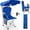Blue, variant on Portable Camping Chair with Canopy - Folding Chair with Canopy, Durable 600D Oxford Canopy Chair for Camping, Beach, Picnics, Fishing & Sports,Black