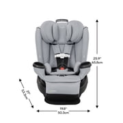 Evenflo Revolve360 Extend All-in-One Rotating Car Seat with Green & Gentle Fabric (Quartz)