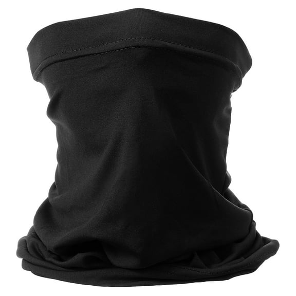 Uxcell Summer Neck Gaiter Unisex Sun Protection Face Mask, Black
