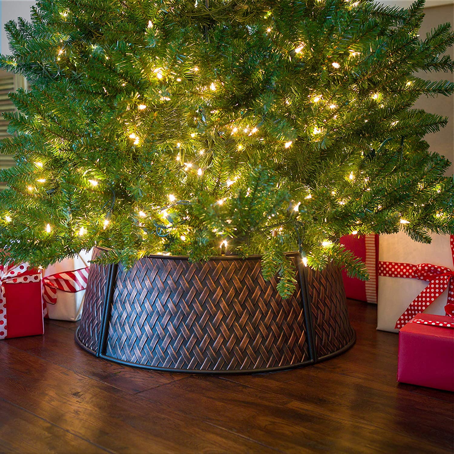 walmart tree collar copper