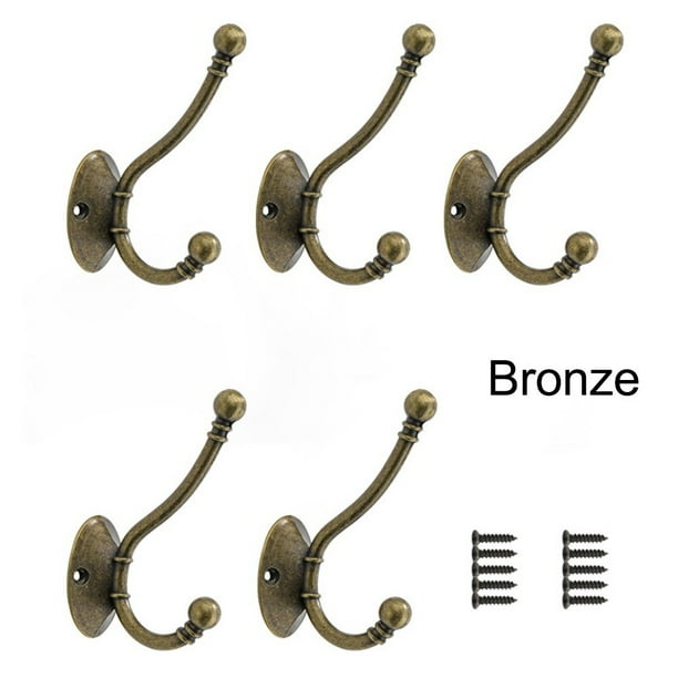 5pcs Set Antique Coat Hooks Clothes Vintage Wall Metal Hat Hanger Com 5pcs Set Antique Coat Hooks Clothes, Antique Coat Hooks For Wall
