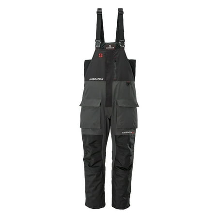 STRIKER ICE Men Predator Bib Color: Black/Charcoal Size: 5XLT (6211415)
