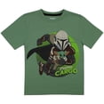 thumbnail image 3 of STAR WARS The Mandalorian Boys T-Shirt and Shorts Set, The Mandalorian Baby Yoda T-Shirt and Shorts Set for Boys (Sizes 4-16), 3 of 5