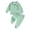 a139-Green, variant on yboeqw Toddler Boy 2 Piece Stripe Print Clothing Long Sleeve T-Shirt and Jogger Set Crewneck Tee Elastic Waist Outfits Set Green,Size 3-4 Years