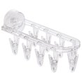 thumbnail image 4 of ¡Descuentos Especiales!, 9 piezas de pinzas para calcetines, perchas para ropa interior, toallas, pinzas para ropa de pared, organizador de baño, perchero para colgar ropa Akmoler, 4 of 9