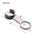 thumbnail image 2 of 2 Pack Faucet Lock for Kitchen Sink, 1-1.125 Inch Stainless Steel Child Safety Pet Proof Sink Handle Protector, Tool-Free Easy Install, Prevents Accidental Water Activation(wwx), 2 of 6