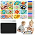 thumbnail image 2 of Kit de Arte para Niños Conjunto de Pintura de Arena para Niños 1 Cepillo 1 Cepillo 12 Pintura de Arena de Color 16 Arte de la Piel Pasta de Cuero Pintura de Arena Conjunto de Pintura de Arena de Color, 2 of 9