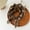 06 Brown, variant on Awdenio Fashion Scarves Lightweight Women's Cotton and Linen Small Scarf Silk Scarf Literature And Fashion Temperament Flowers and Petals Neckerchief Hair Band Decorative