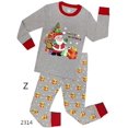 thumbnail image 1 of Conjunto de pijamas navideños para niños, ropa de Mickey, ropa de dormir para niños, Pijamas de dibujos animados de algodón para bebés, pijamas de invierno y otoño 120 6T Gao Jinjia LED, 1 of 2