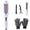 Purple Infrared US Standard, variant on CNV Professional 2-in-1 Infrared Heated Round Brush Hair Styler, 1.5 Inch Ceramic Thermal Comb for Root Lift and Volume, 10 Precise Temp Levels with LCD Display