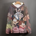 thumbnail image 4 of Gravity Falls Casual Pullover Hoodie Unisex Hooded Sweatshirt Novelty 3D Graphic Long Sleeve Sweater with Pocket L, 4 of 8