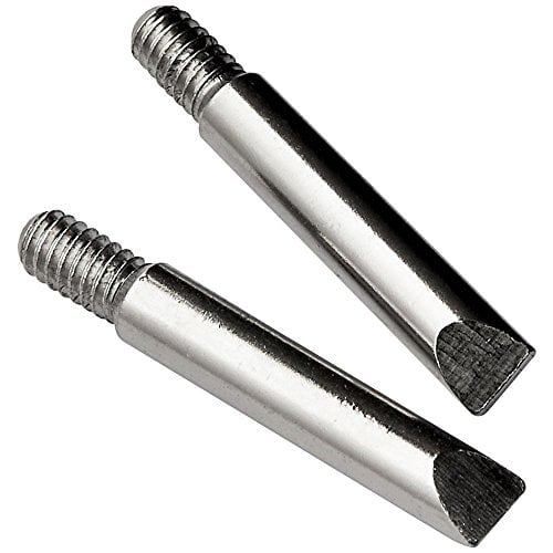 Wall Lenk L25CT Chisel Tips for 25W L25 Soldering Iron (Pack of 2), 5/32"