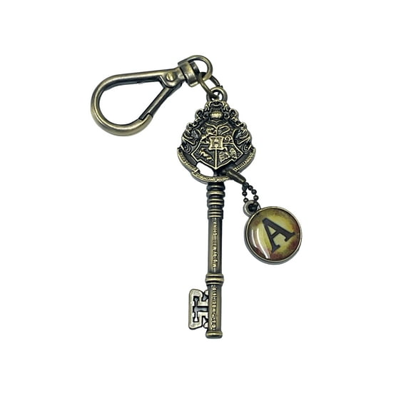 Harry Potter Letter A Brass Keychain