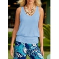 thumbnail image 3 of Sherrylily Summer Women Sleeveless Tunic Knit Tank Top Casual Camisole, 3 of 5