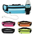 thumbnail image 1 of Sac de Ceinture Imperméable pour Sports de Plein Air avec Bande Réfléchissante Sac de Ceinture Invisible pour Bouteille d'Eau Sac de Ceinture pour Entraînement Physique Course à Pied Vélo, 1 of 5