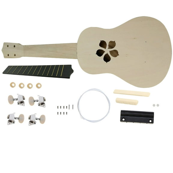 Ukulele Diy Kit Guitar Kids Painting Make Ukeleles String Adults Self Hawaii Ukelele Your Hand Unfinished Instruments