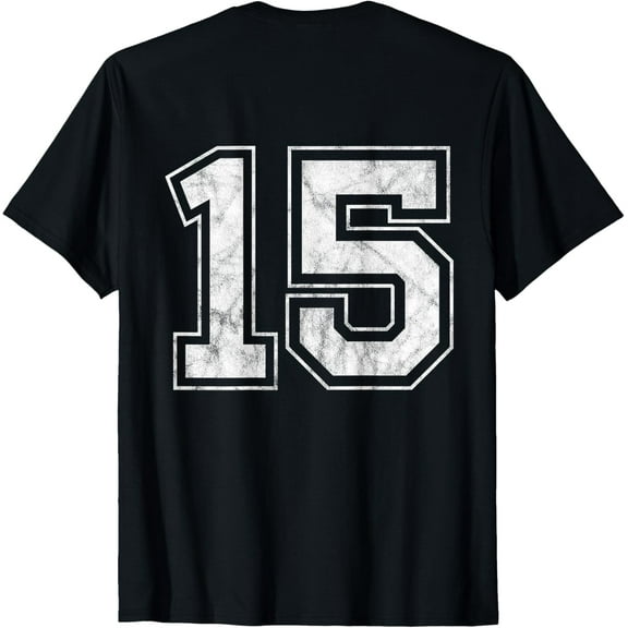 Number 15 on the back T-Shirt