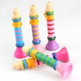 thumbnail image 4 of Bangcool 6PCS Kids Trumpet Toy Creative Wooden Toy Musical Instrument Toy Educational Toy, 4 of 9