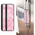 thumbnail image 2 of NETILGEN Pink Marbling Refrigerator Door Handle Covers Set of 2,Non-Slip Kitchen Applience Protector for Fridge Oven Dishwasher,Keep Home Kitchen Clean from Smudges Fingerprints, 2 of 6