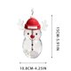 thumbnail image 3 of Cute Snowman Straw Glass Cup for Home Use, Christmas Glass Cup, Snowman Drinkware for Holidays, 3 of 3