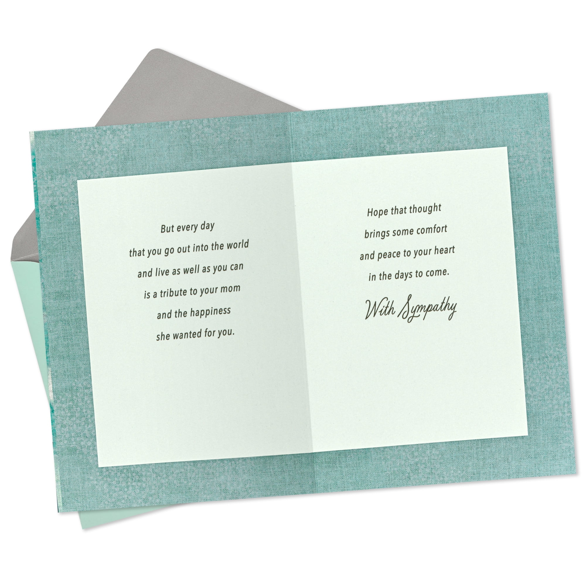 Hallmark Sympathy Card (A Tribute To Your Mom)