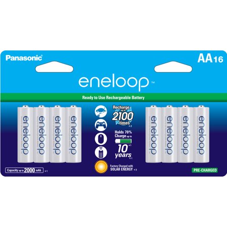 Panasonic eneloop AA - 16 Pack (Best Charger For Eneloop Aa)
