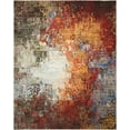 thumbnail image 2 of Nourison Chroma Colorful Abstract Ember Glow 8'6" x 11'6" Area Rug, (9x12), 2 of 6