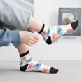 thumbnail image 2 of Pofeuu Bright Colorful Fireworks Print 30cm Socks, Adult Running Hiking Socks for Youth and Adult, 2 of 7