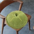thumbnail image 2 of Almohada de peluche suave con forma de caparazón de tortuga verde, cómoda y antideslizante, ideal para sillas, sofás y decoración del hogar., 2 of 6