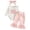 Pink, variant on mgoYE Daddys Girl Baby Clothes Long Sleeve Embroidery Romper Bow Pants Set 3 6 9 12 18M Infant Newborn Daddy Girls Fall Outfits(Pink,0-3 Months)