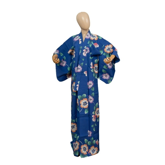 DEAR VANILLA Traditional Japanese Yukata Kimono for Women Summer Matsuri Cotton Robe Dress YKT-0034