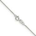 thumbnail image 4 of Primal Gold 14 Karat White Gold 0.5mm Box with Spring Ring Clasp Chain Necklace, 4 of 10
